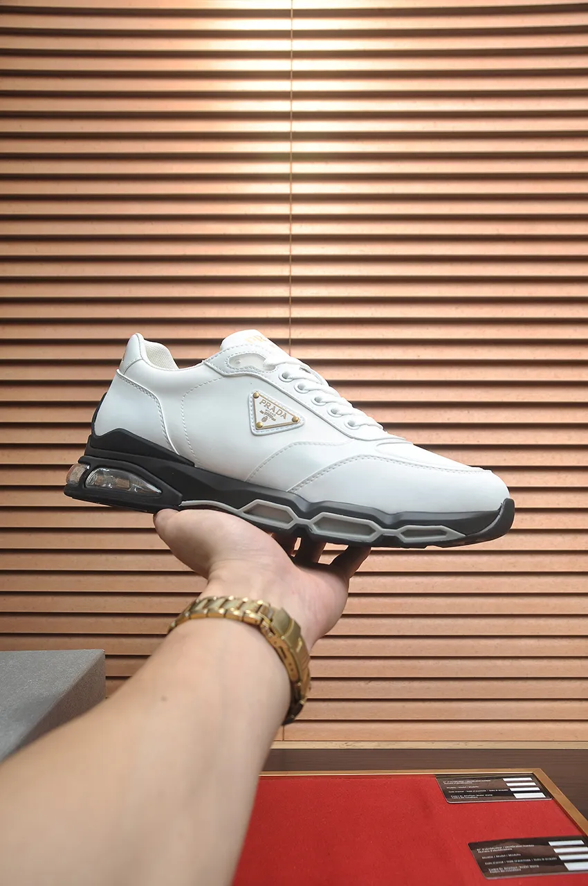 Men's shoes 💰680💶 [PRADA] Top-quality original items, new seasonal styles, high-quality original items, top-quality imported calfskin and original imported glue, imported cowhide lining with original cowhide feet, original outsole! Quality guaranteed! Code 38-45 (45 customized)